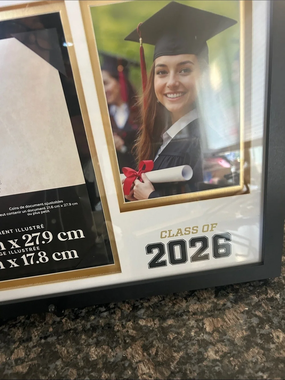 ASHLAND CLASS OF 2026 F DOCUMENT,PHOTO,TASSEK MATTED FRAME OPENING NWT
